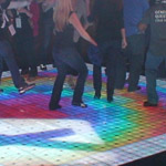Paypal rents LED dance floor for event